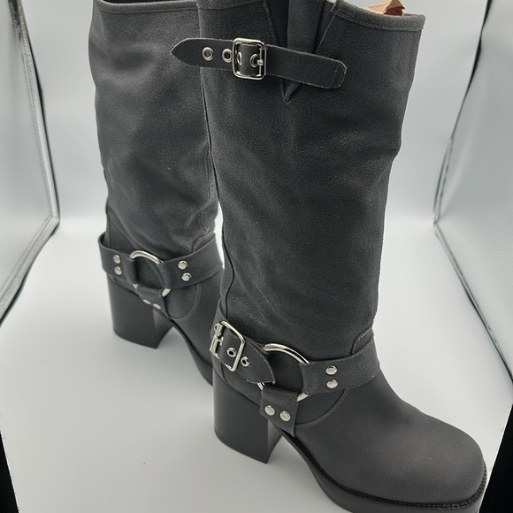 Jeffrey Campbell x Anthropologie Tall Boot Platform Western Boot Sz9.5 - Picture 5 of 16